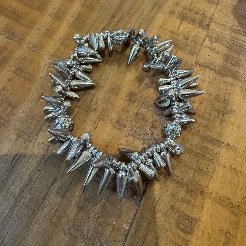Stella & Dot Renegade Stretch Bracelet - Silver